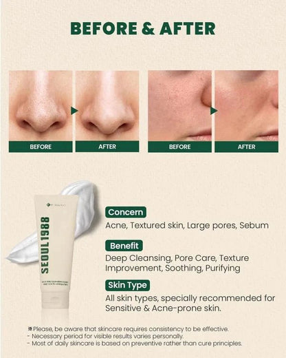 Seoul 1988 Pine Cica Cleansing Foam